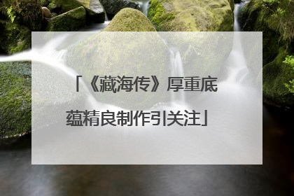 《藏海传》厚重底蕴精良制作引关注