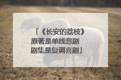 《长安的荔枝》原著是单线悲剧 剧集是复调喜剧