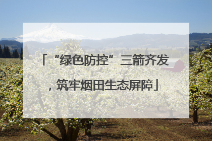 “绿色防控”三箭齐发，筑牢烟田生态屏障