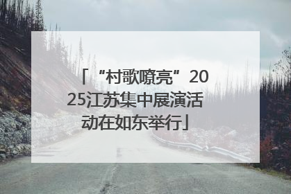 “村歌嘹亮”2025江苏集中展演活动在如东举行