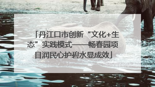 丹江口市创新“文化+生态”实践模式——畅春园项目润民心护碧水显成效