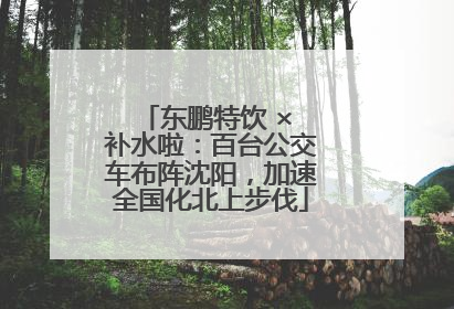 东鹏特饮 × 补水啦：百台公交车布阵沈阳，加速全国化北上步伐