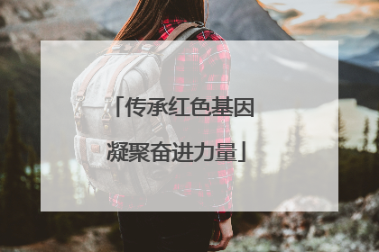 传承红色基因 凝聚奋进力量