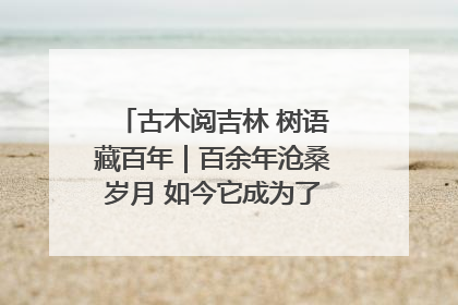 古木阅吉林 树语藏百年｜百余年沧桑岁月 如今它成为了“镇园之宝”
