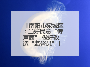 南阳市宛城区：当好民意“传声筒” 做好改造“监督员”