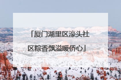 厦门湖里区濠头社区粽香飘溢暖侨心