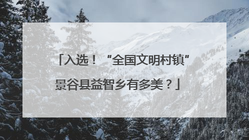 入选！“全国文明村镇”景谷县益智乡有多美？