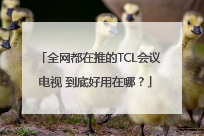全网都在推的TCL会议电视 到底好用在哪？