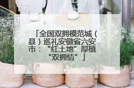 全国双拥模范城（县）巡礼安徽省六安市：“红土地”厚植“双拥情”