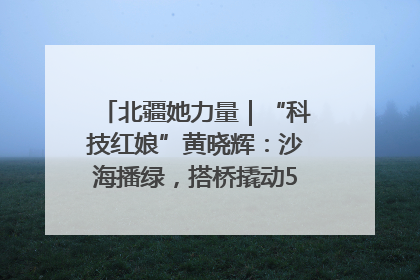 北疆她力量｜“科技红娘”黄晓辉：沙海播绿，搭桥撬动5.3亿研发