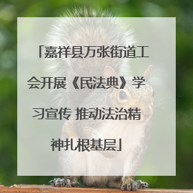 嘉祥县万张街道工会开展《民法典》学习宣传 推动法治精神扎根基层