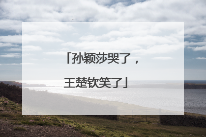 孙颖莎哭了，王楚钦笑了