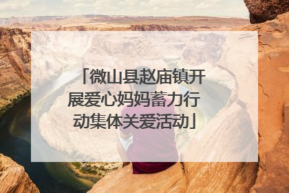 微山县赵庙镇开展爱心妈妈蓄力行动集体关爱活动