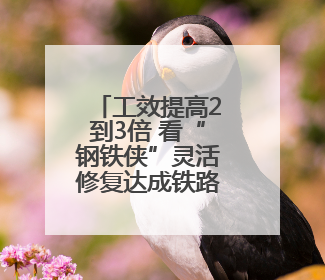 工效提高2到3倍 看“钢铁侠”灵活修复达成铁路隧道病害