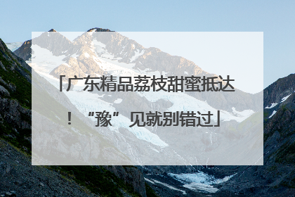 广东精品荔枝甜蜜抵达！“豫”见就别错过