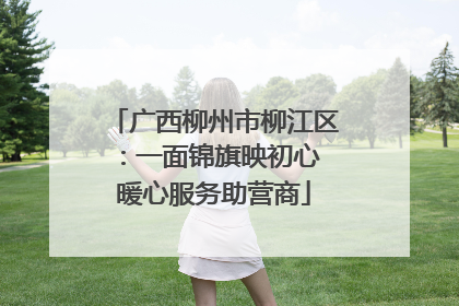 广西柳州市柳江区：一面锦旗映初心 暖心服务助营商