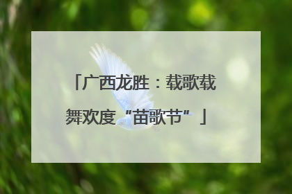 广西龙胜：载歌载舞欢度“苗歌节”