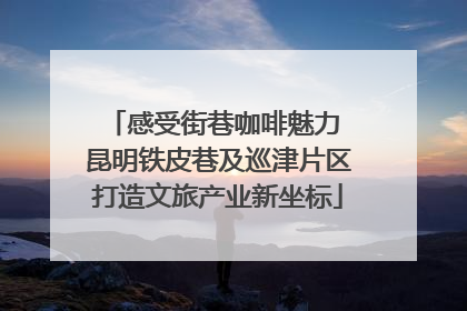 感受街巷咖啡魅力 昆明铁皮巷及巡津片区打造文旅产业新坐标