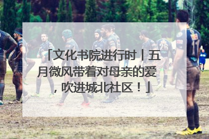 文化书院进行时丨五月微风带着对母亲的爱，吹进城北社区！
