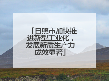 日照市加快推进新型工业化，发展新质生产力成效显著