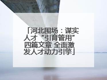 河北围场：谋实人才“引育管用”四篇文章 全面激发人才动力引擎