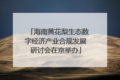 海南黄花梨生态数字经济产业合规发展研讨会在京举办