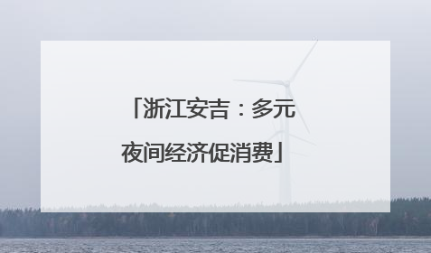 浙江安吉：多元夜间经济促消费