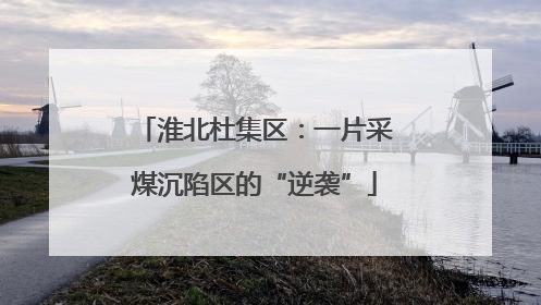 淮北杜集区：一片采煤沉陷区的“逆袭”