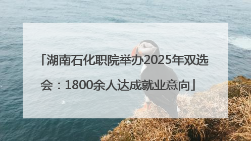 湖南石化职院举办2025年双选会：1800余人达成就业意向