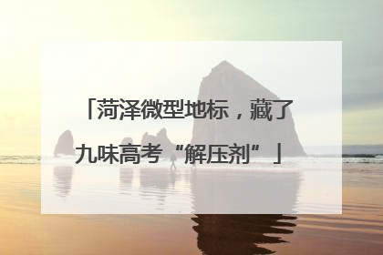 菏泽微型地标，藏了九味高考“解压剂”