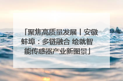 聚焦高质量发展丨安徽蚌埠：多链融合 绘就智能传感器产业新图景