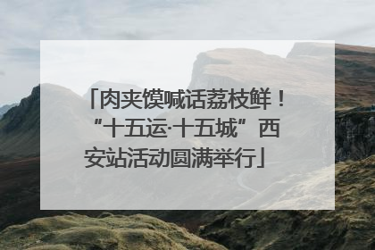 肉夹馍喊话荔枝鲜！“十五运·十五城”西安站活动圆满举行