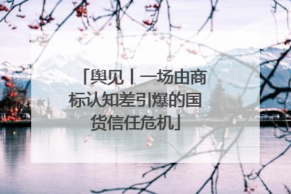 舆见丨一场由商标认知差引爆的国货信任危机