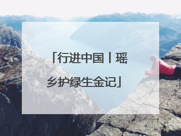 行进中国丨瑶乡护绿生金记