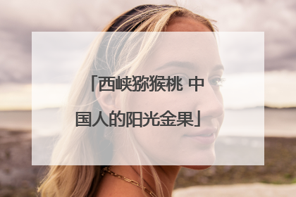 西峡猕猴桃 中国人的阳光金果