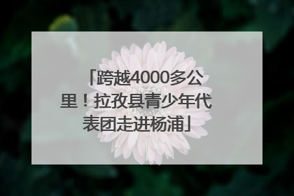 跨越4000多公里！拉孜县青少年代表团走进杨浦