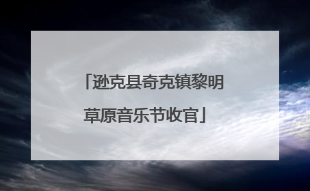 逊克县奇克镇黎明草原音乐节收官