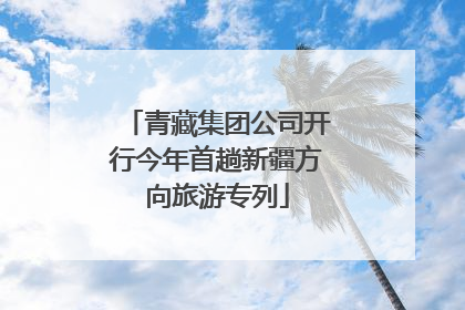 青藏集团公司开行今年首趟新疆方向旅游专列