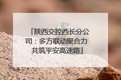 陕西交控西长分公司：多方联动聚合力 共筑平安高速路