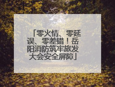 零火情、零延误、零差错！岳阳消防筑牢旅发大会安全屏障