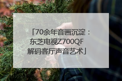 70余年音画沉淀：东芝电视Z700QF解码客厅声音艺术