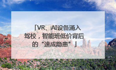 VR、AI设备涌入驾校，智能班低价背后的“速成隐患”